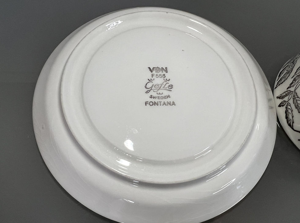 Thumbnail: Gefle Fontana Tea Cup Set by Berit Ternell