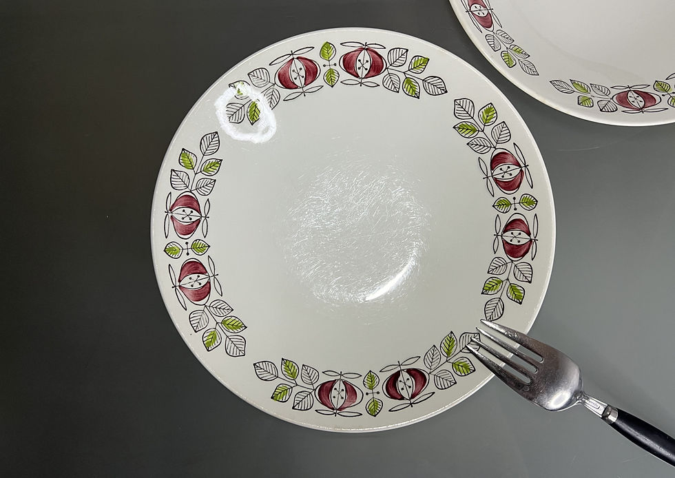 Thumbnail: Rörstrand Vallmo (Handpainted) Bowl/Deep Plate