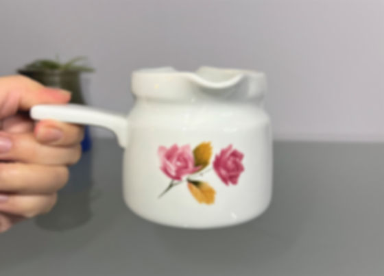 Rörstrand Pink Roses Sauce Jar