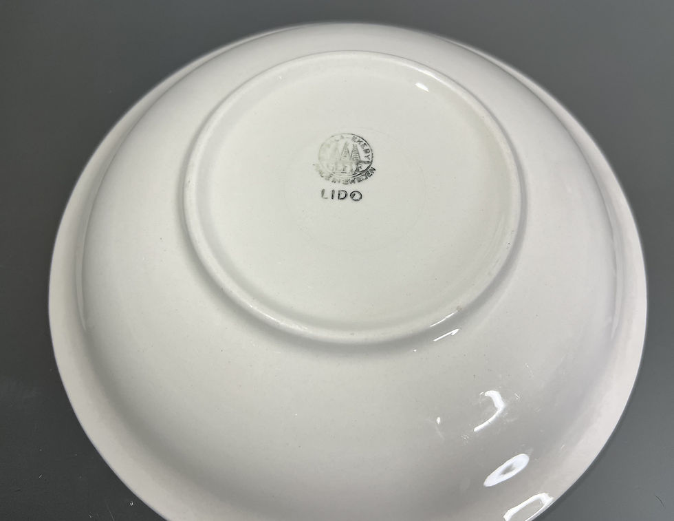 サムネイル： Upsala Ekeby Gefle, Lido Pink (Handpainted) Bowl/Deep Plate by Kjell Blomberg