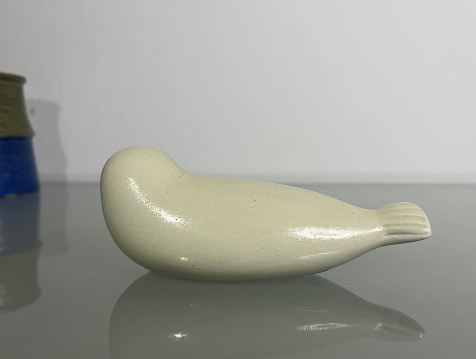 Thumbnail: Lisa Larson, Seal Figurine for Gustavsberg