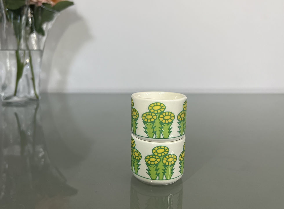 Thumbnail: Gustavsberg Tussilago Egg Cup x 2 by Margareta Hennix