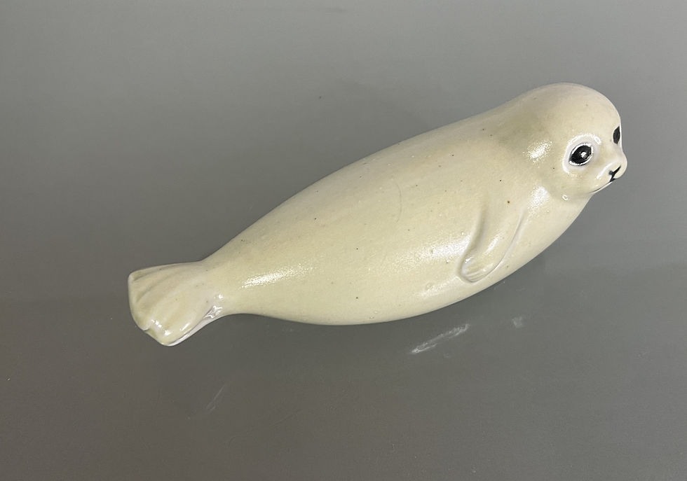 Thumbnail: Lisa Larson, Seal Figurine for Gustavsberg