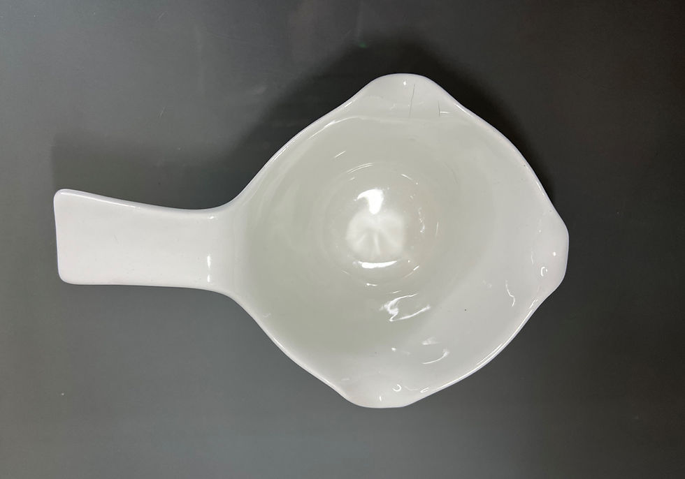 Thumbnail: Rörstrand, Unnamed Deco with Three Leaves Sauce Jar