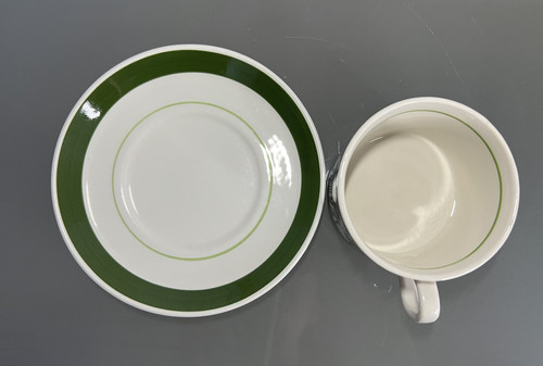Upsala Ekeby Gefle Tulpan Coffee Cup and Saucer by by Helmer