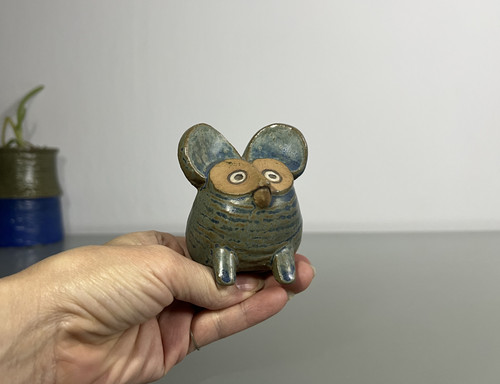 Rare Lisa Larson Ghost Mouse (Part of Menageri Series) from