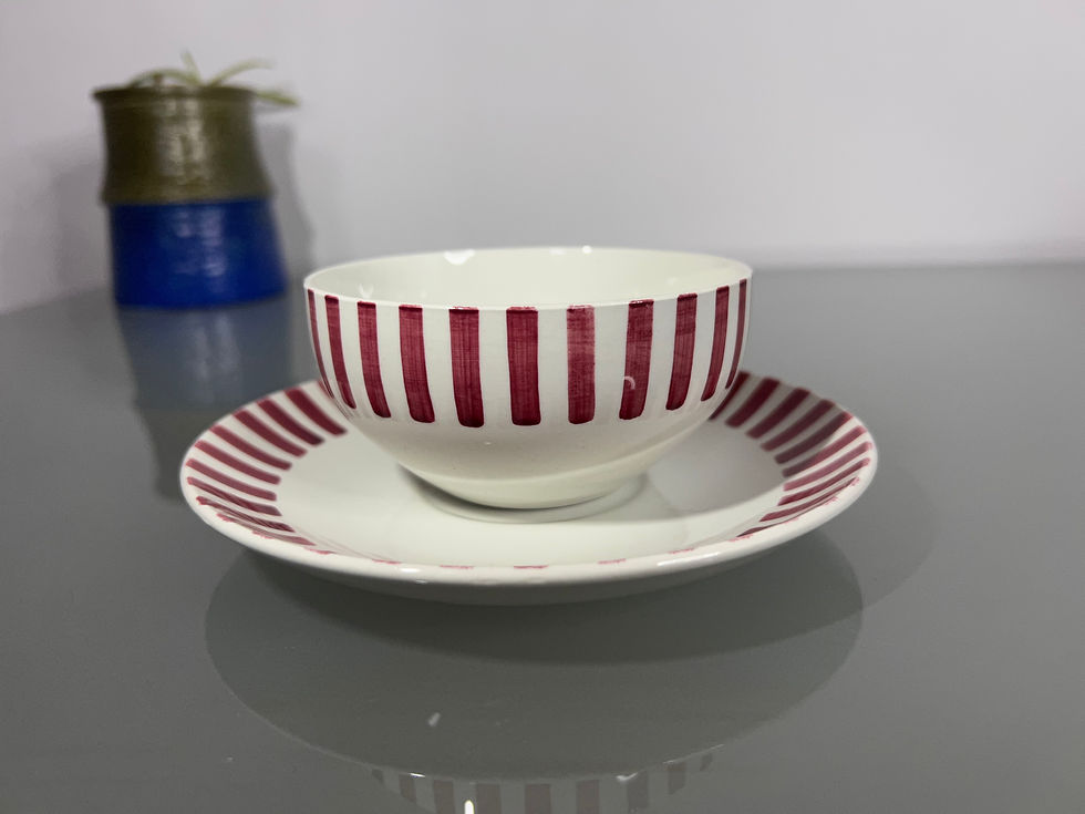 縮圖：Gustavsberg 茶 (Tea) 紅色 茶杯組 by Karin Björquist
