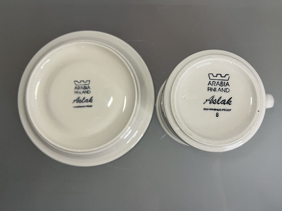 縮圖：Arabia Aslak Tea Cup Set by Inkeri Leivo
