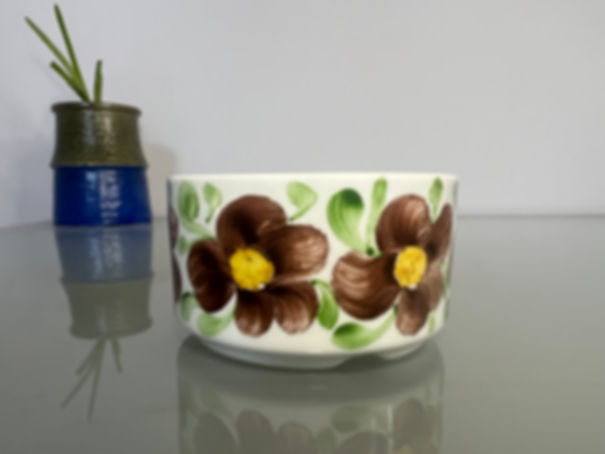 Figgjo Flint, Brown Flowers, 點心碗 / 糖鉢 
