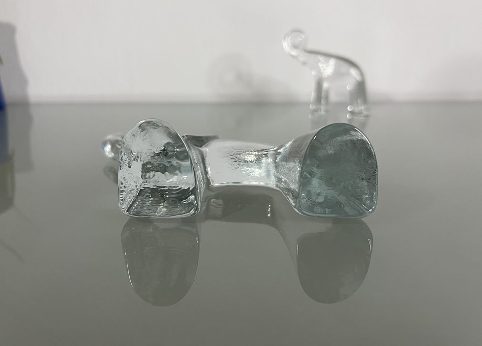 Thumbnail: Kosta Boda Elephant (H:14cm), Zoo Serie by Bertil Vallien