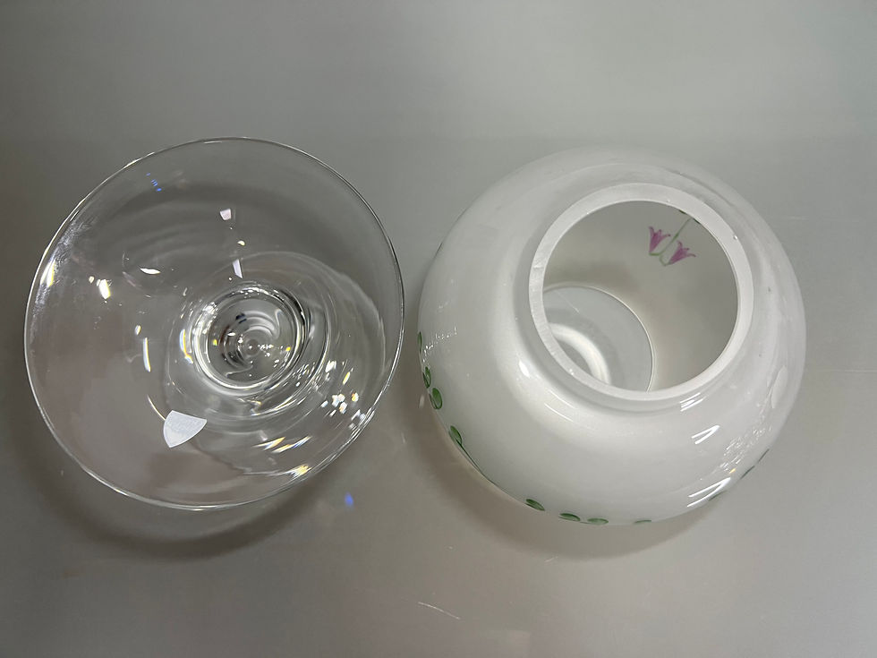 Thumbnail: Orrefors Linnea Glass Candleholder by Eva Englund