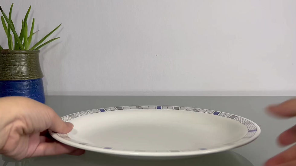 縮圖：Rörstrand Accent Big Oval Serving Plate, Handpainted
