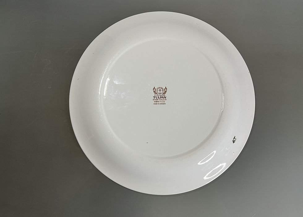 サムネイル： Gustavsberg, Tulpan Dinner Plate by Calle Blomqvist