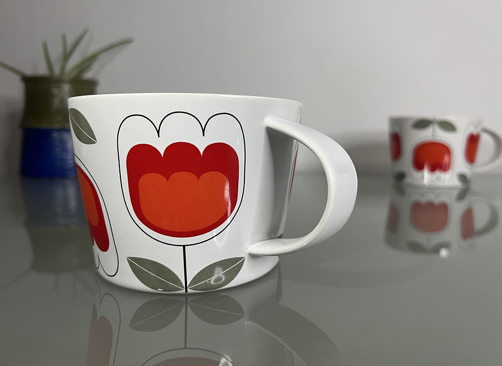 縮圖：Sagaform Red Tulip Big Mug by Camilla Engdahl