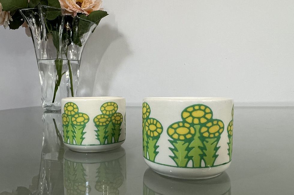 サムネイル： Gustavsberg Tussilago Egg Cup x 2 by Margareta Hennix