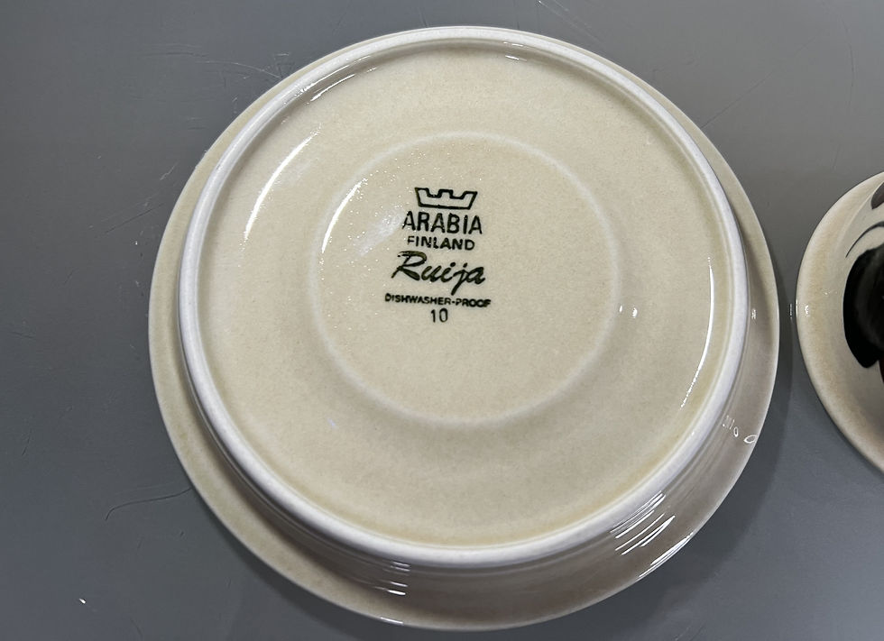 サムネイル： Arabia Ruija Tea Cup Set (Tall version) by Raija Uosikkinen