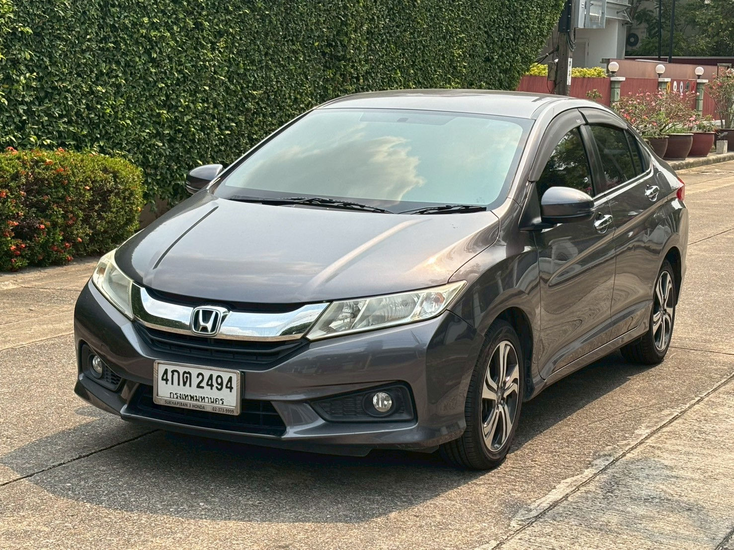 HONDA CITY 1.5 SV A/T 2015 GREY 4กต-2494