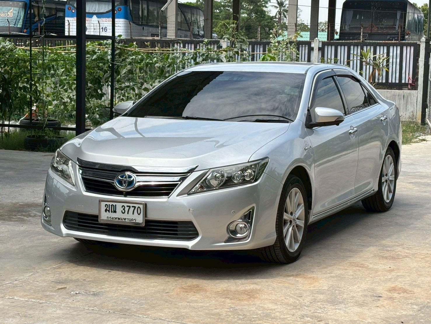 TOYOTA CAMRY 2.5 HV (HYBRID) NAVI A/T 2012 GREY ฆณ-3770