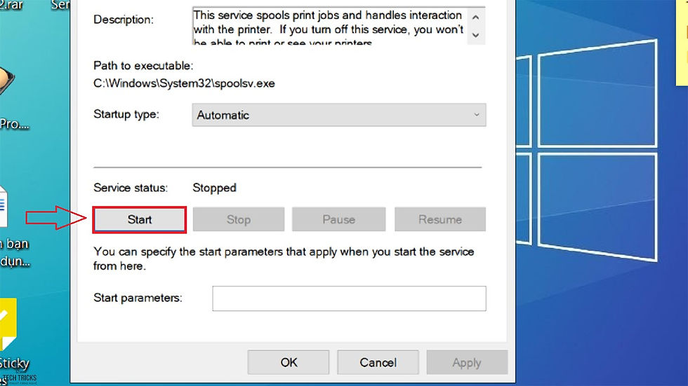 Sửa lỗi Windows cannot connect to the printer