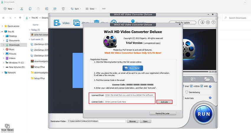 Tải WinX HD Video Converter Deluxe Free