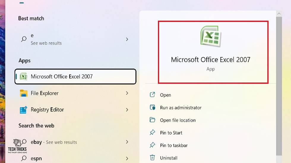 Cách tắt tính năng gợi ý nội dung trong Excel