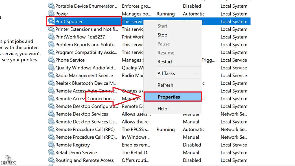 Sửa lỗi Windows cannot connect to the printer