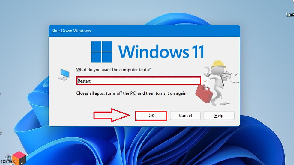 Khắc phục thanh Taskbar bị đơ Trên Windows 11