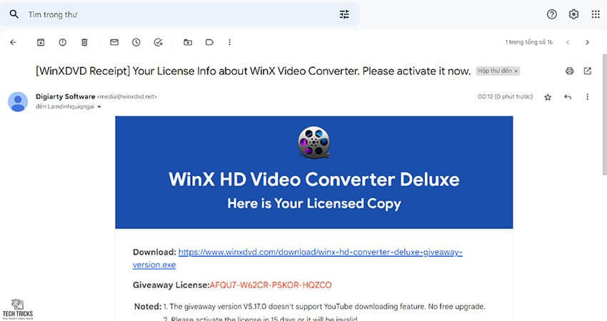 Tải WinX HD Video Converter Deluxe Free