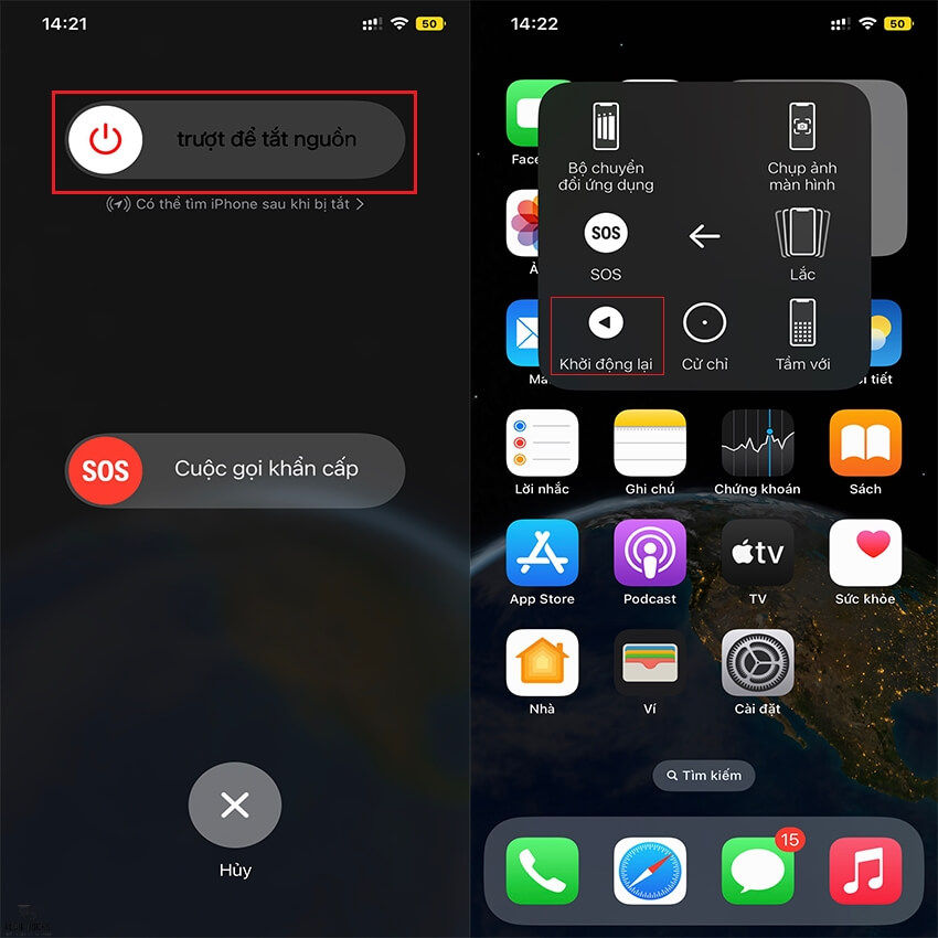 Khắc phục lỗi trên IOS 16.1 lỗi văng App