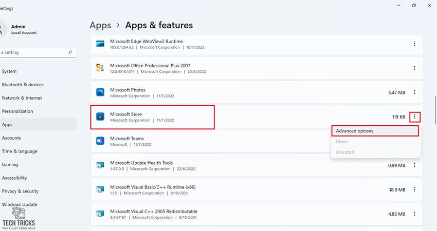 sửa lỗi Microsoft Store 0x80090016 trên Windows 11