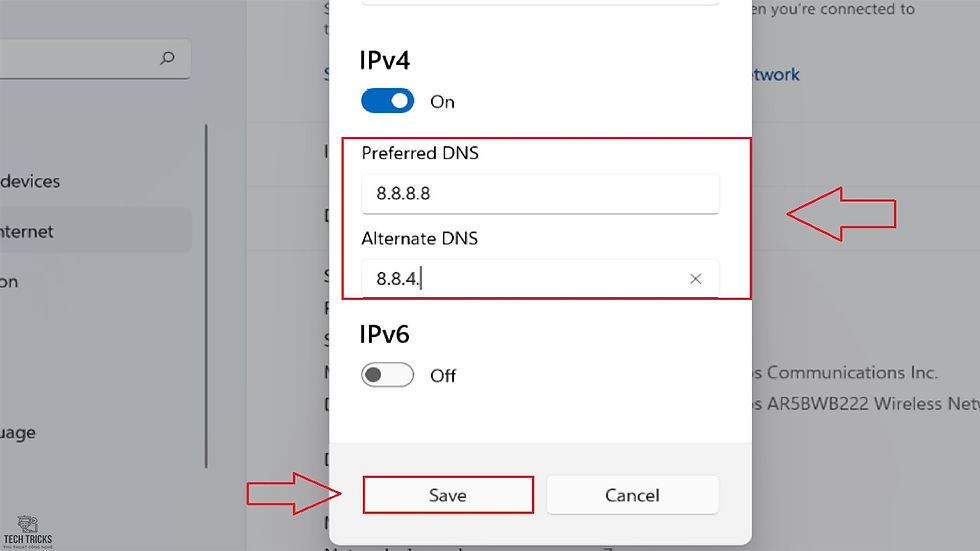 Cách thay đổi DNS Server trên Windows 11