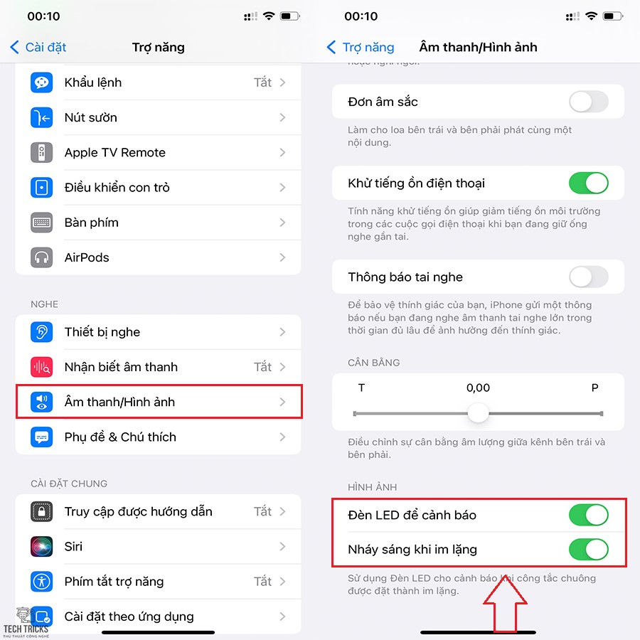 Thiết lập đèn flash trên iPhone khi có cuộc gọi đến