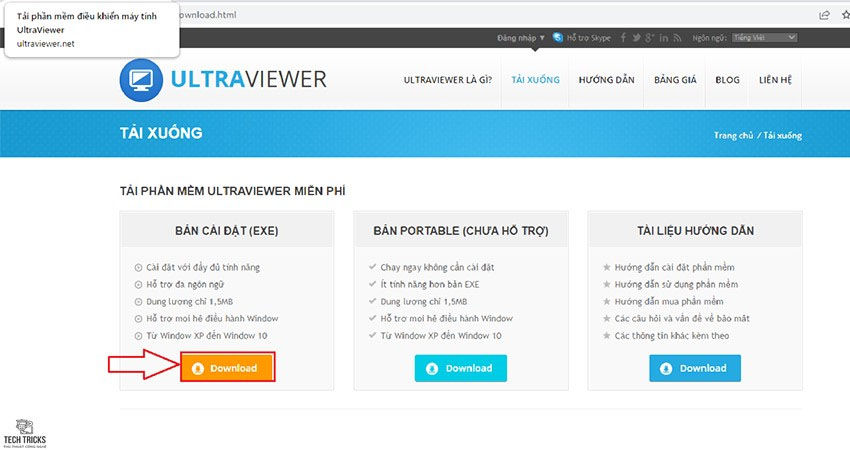 Hướng dẫn cài đặt UltraViewer trên Windows