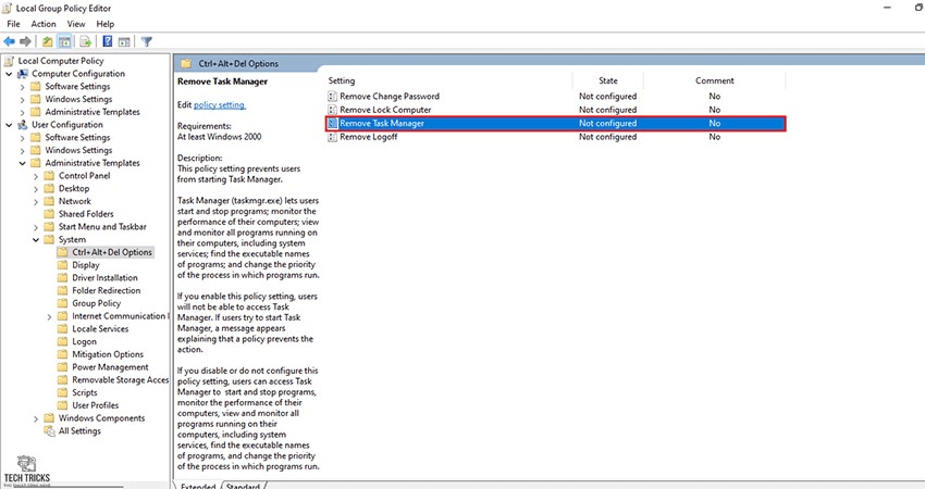 Sửa lỗi Task Manager bị vô hiệu hóa trên Windows 11