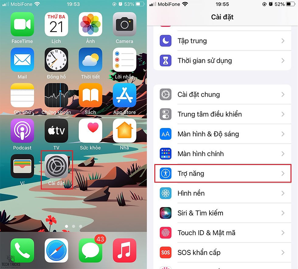 Cách tăng kích thước bàn phím trên iPhone