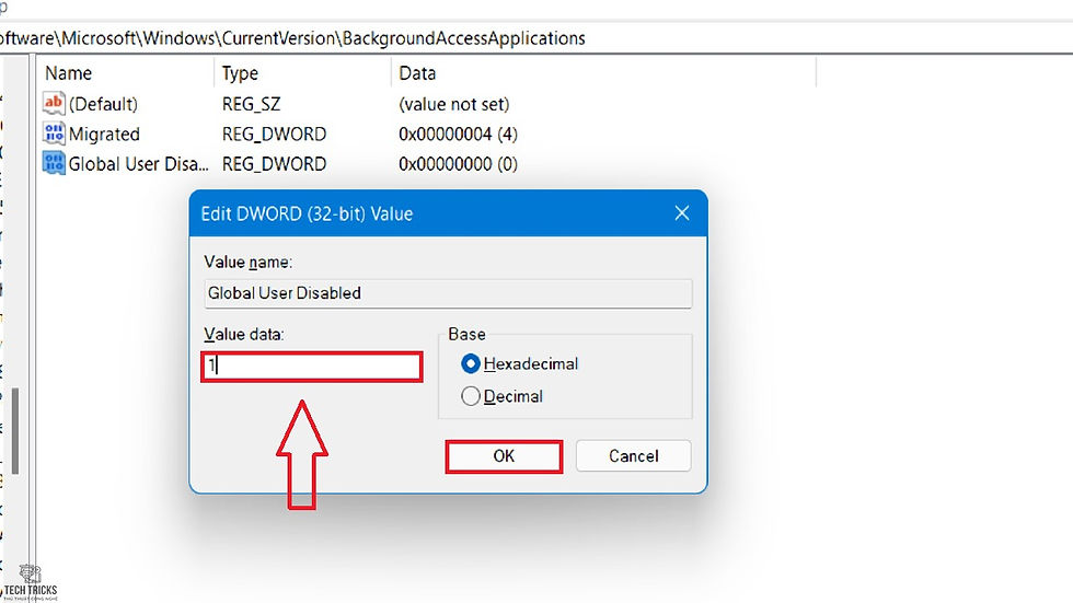 Cách tắt ứng dụng chạy ngầm trên Windows 11