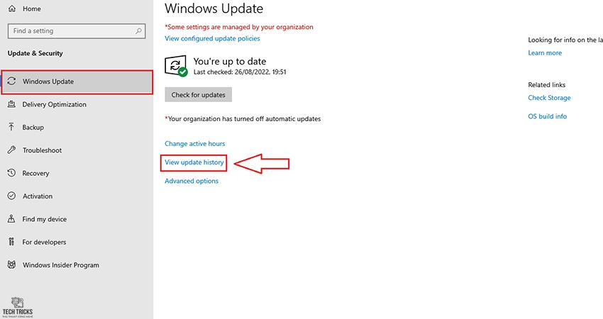 Sửa lỗi Unknown Hard Error bằng cách gỡ cài đặt bản cập nhật Windows