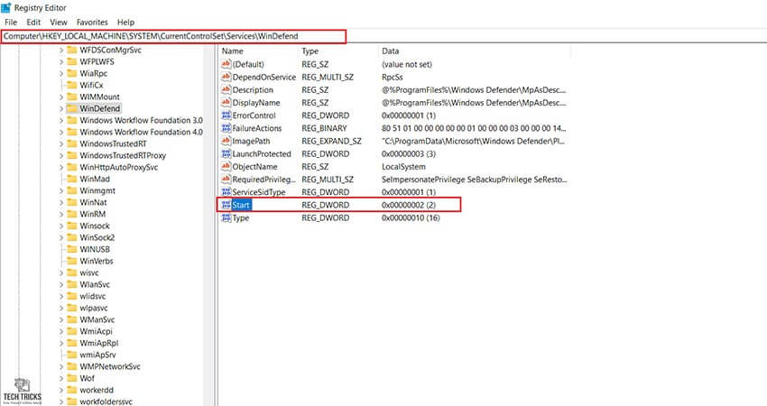 sửa lỗi 0x800700AA của Windows Defender