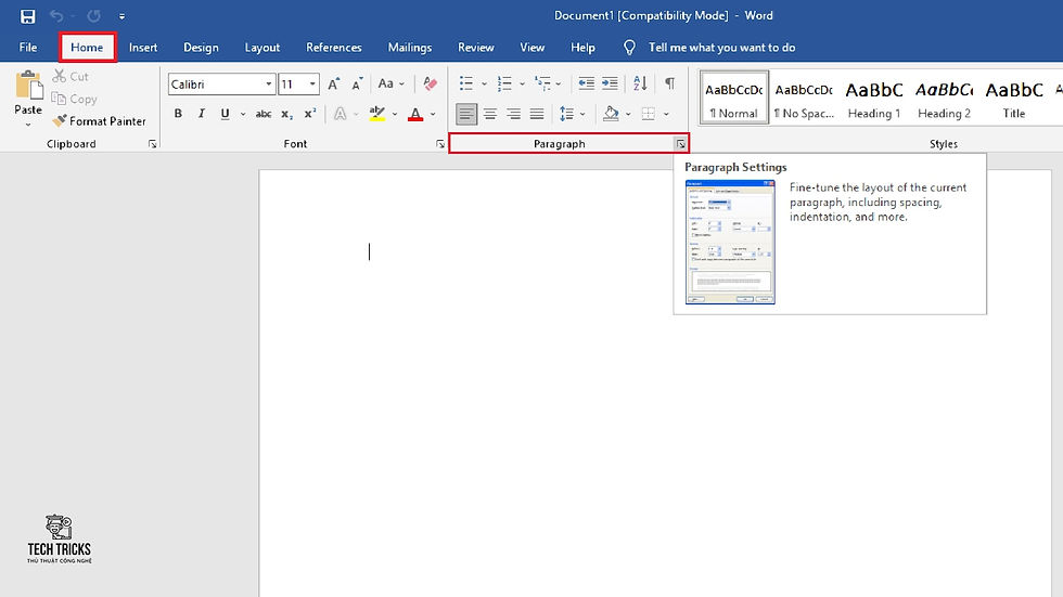 Cách tạo dòng kẻ chấm trong Microsoft Word