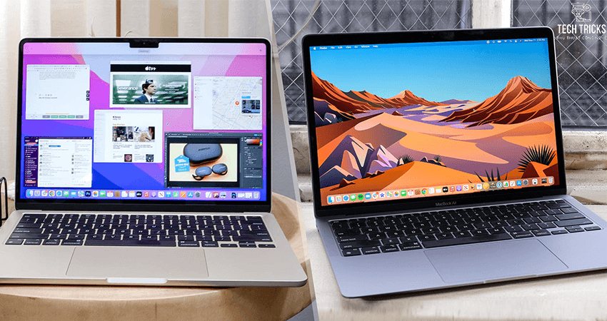 So sánh giữa MacBook Air M2 và MacBook Air M1