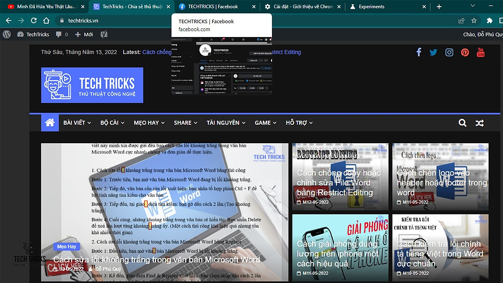 Cách bật chế độ Dark Mode trên Google Chrome