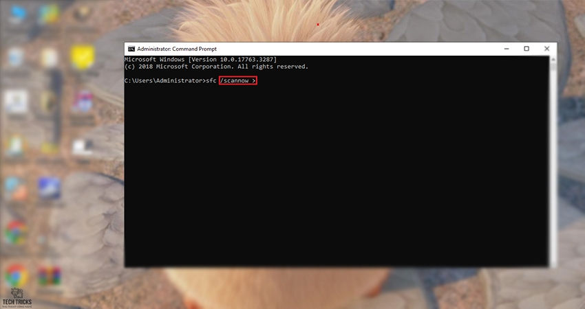 Sửa lỗi Unknown Hard Error trên Windows 10 bằng Command Prompt
