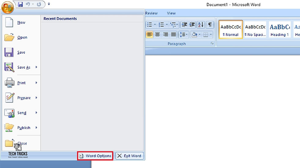 Cách tắt check spelling trong Microsoft Word