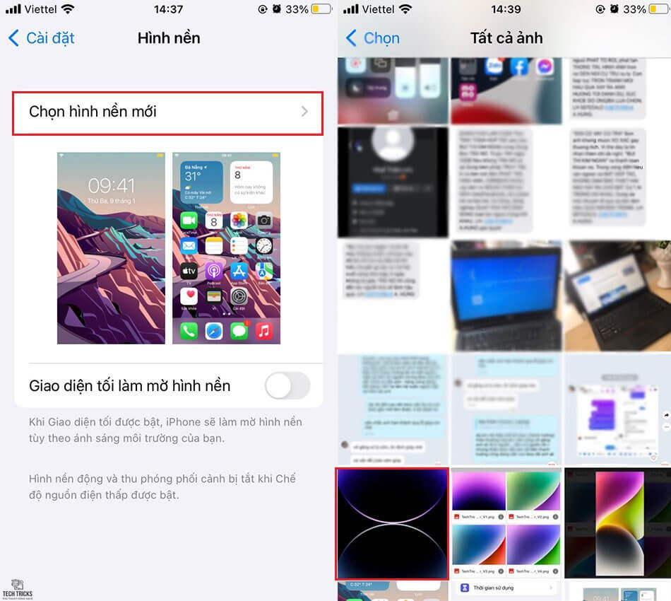 Share bộ hình nền mới trên iPhone 14 series