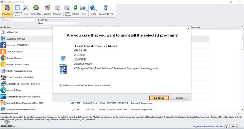 Cách gỡ bỏ Avast Free Antivirus trên Windows
