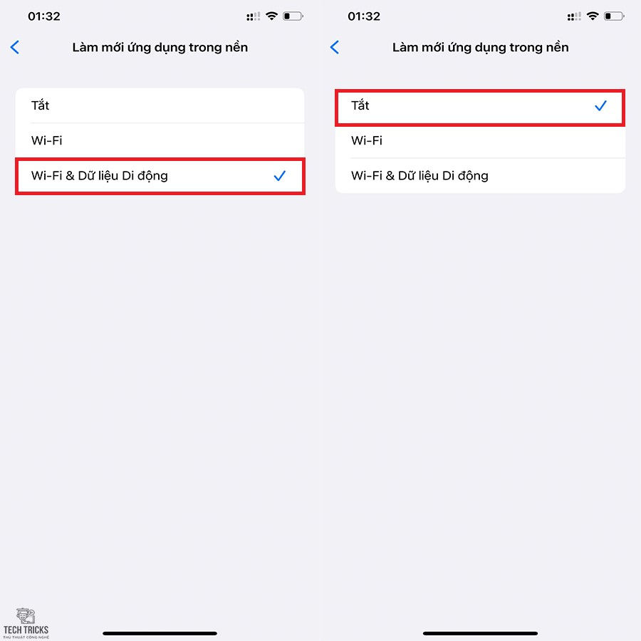 Khắc phục hao pin cho iPhone trên iOS 16