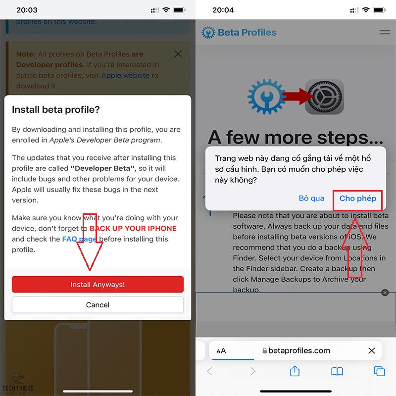 Cập nhật iOS 16 Beta 3 cho iphone tại nhà