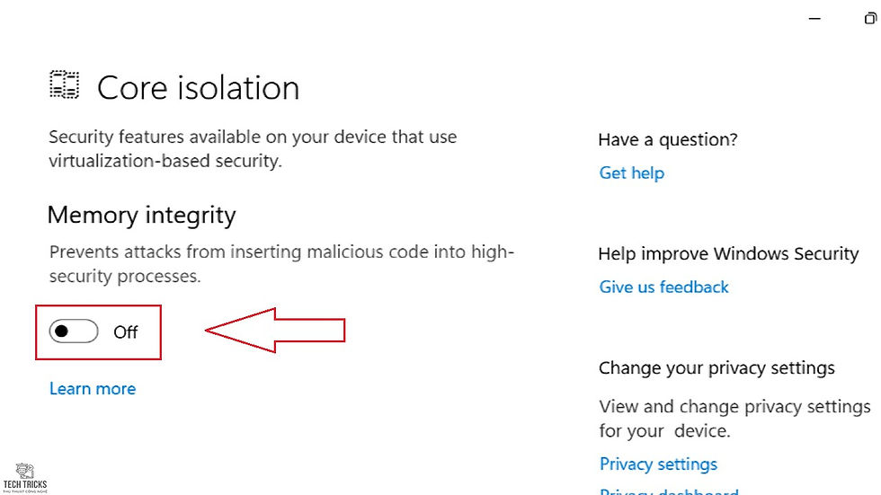 Cách tắt tính năng bảo mật VBS trên Windows 11
