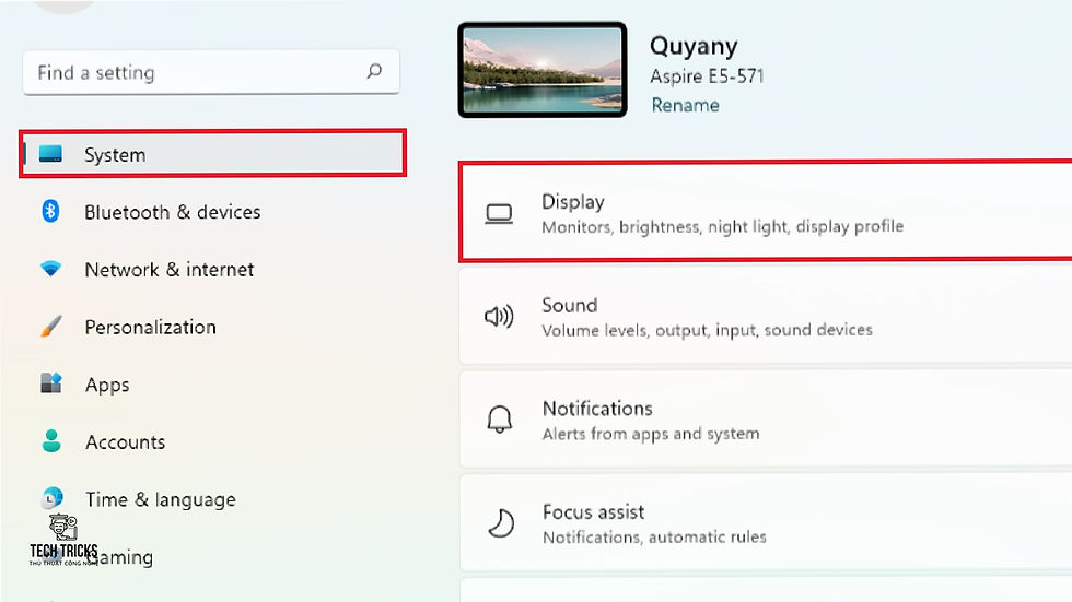 tắt tính năng Auto Brightness trên Windows 11