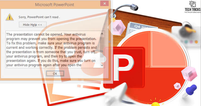Sửa lỗi Sorry PowerPoint can’t read trên Windows